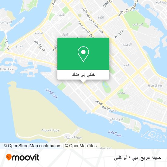 خريطة حديقة الفريج