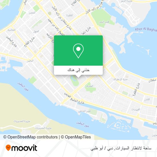 خريطة ساحة لانتظار السيارات