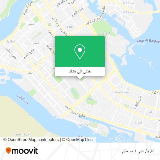 خريطة الفريا