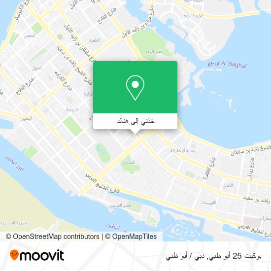 خريطة بوكيت 25 أبو ظبي
