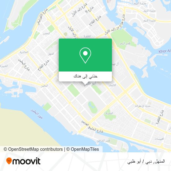 خريطة المنهل