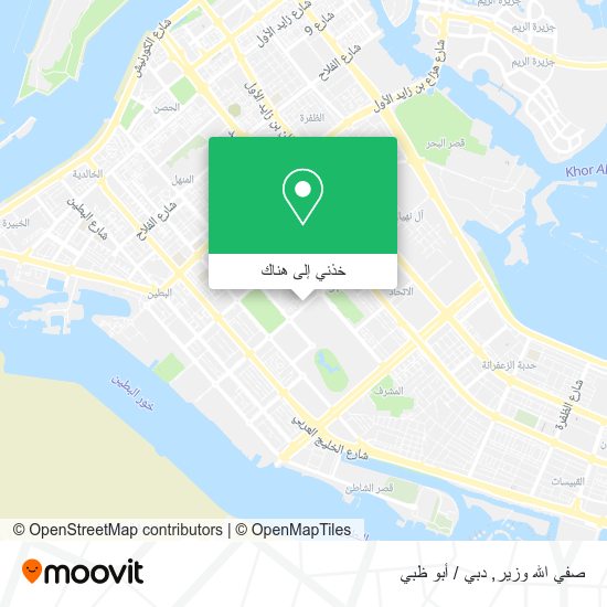 خريطة صفي الله وزير