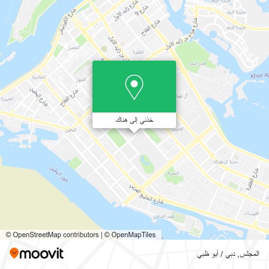 خريطة المجلس