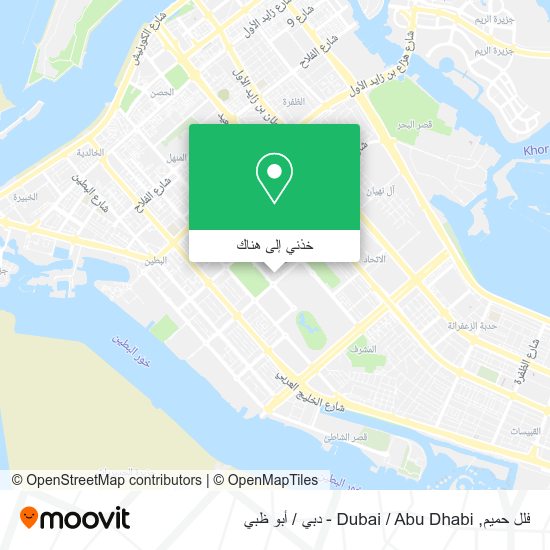 خريطة فلل حميم