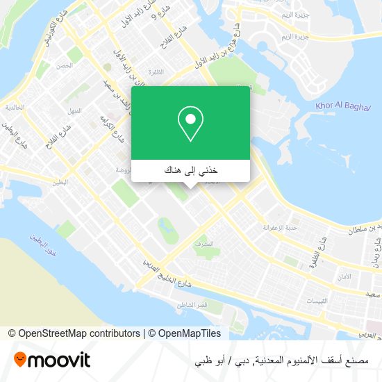 خريطة مصنع أسقف الألمنيوم المعدنية