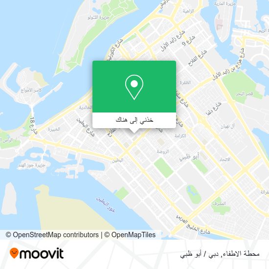 خريطة محطة الاطفاء