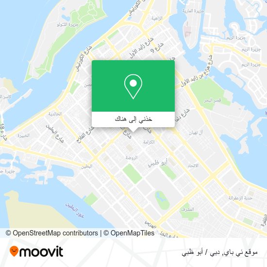 خريطة موقع ئي باي