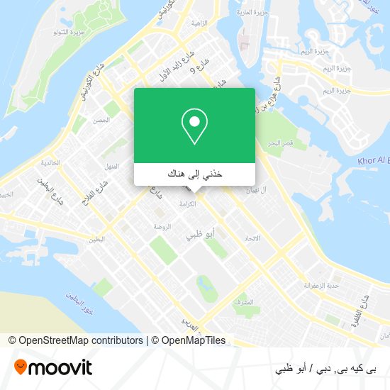 خريطة بى كيه بى