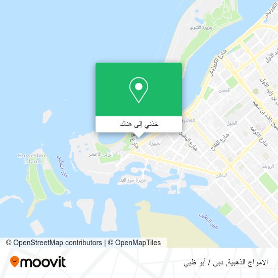 خريطة الامواج الذهبية