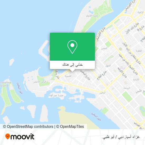 خريطة عزاء آسيا