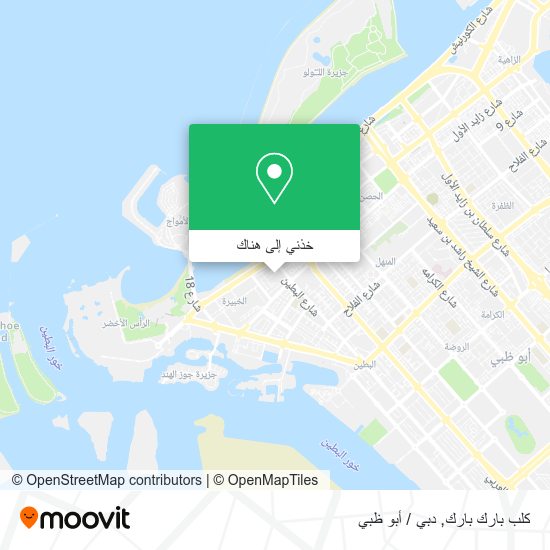 خريطة كلب بارك بارك