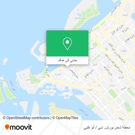 خريطة محطة شحن بورش