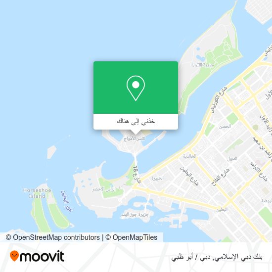 خريطة بنك دبي الإسلامي
