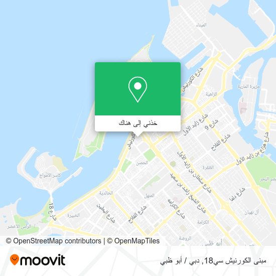 خريطة مبنى الكورنيش سي18