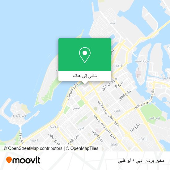خريطة مخبز بردى