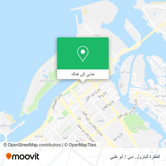 خريطة الظفرة للبترول