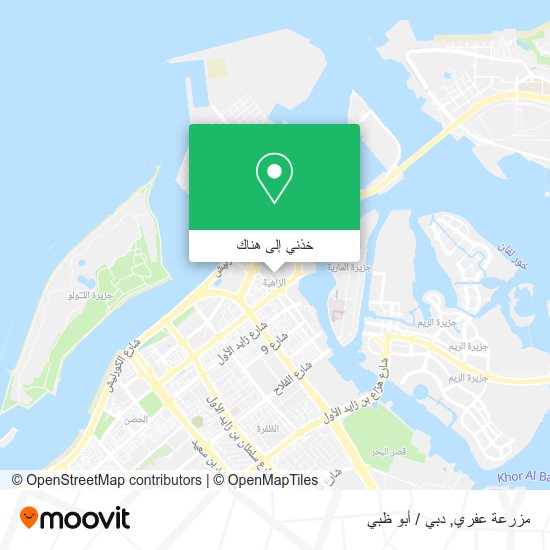 خريطة مزرعة عفري