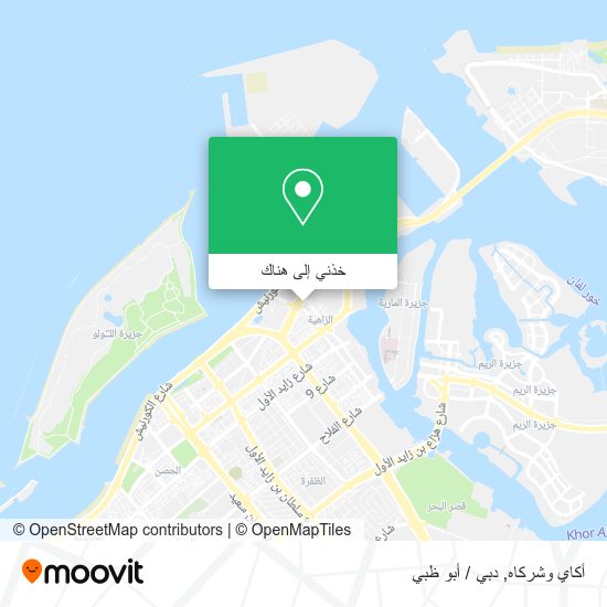 خريطة أكاي وشركاه