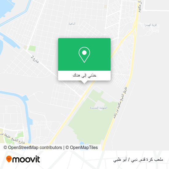 خريطة ملعب كرة قدم