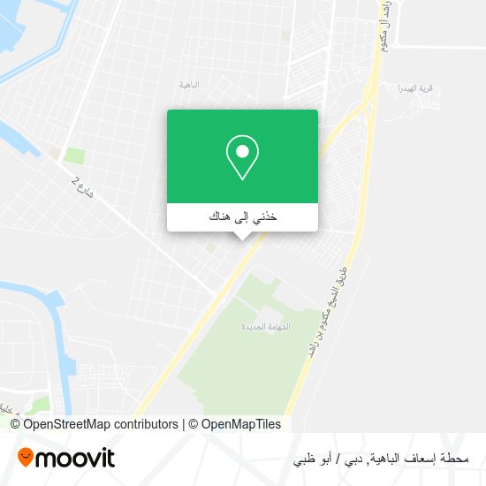 خريطة محطة إسعاف الباهية