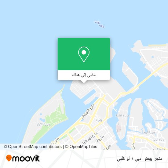 خريطة متجر بيفكو