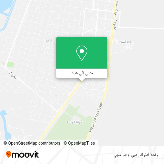 خريطة واحة أدنوك