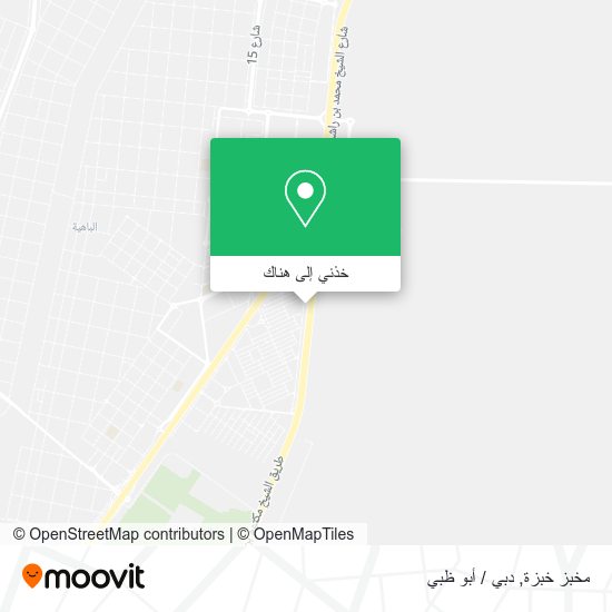 خريطة مخبز خبزة