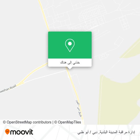 خريطة إدارة مراقبة المدينة البلدية
