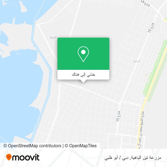 خريطة مزرعة تين الباهية