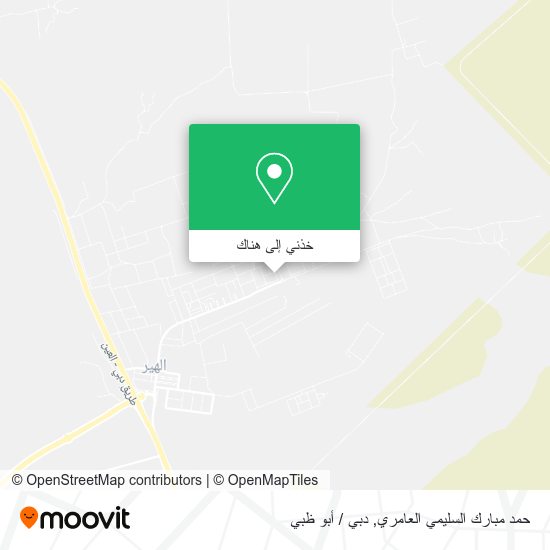 خريطة حمد مبارك السليمي العامري