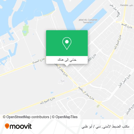 خريطة مكتب الضبط الأمني