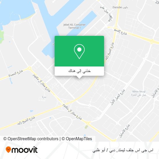 خريطة اس جى اس جلف ليمتد