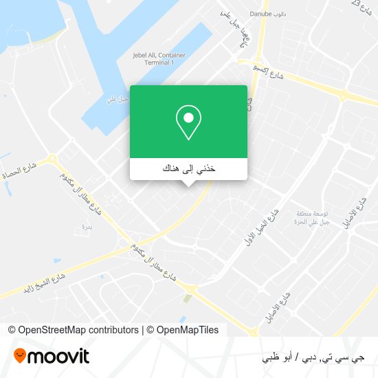 خريطة جي سي تي