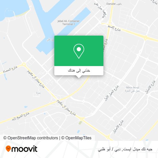 خريطة جيه تك ميدل ايست
