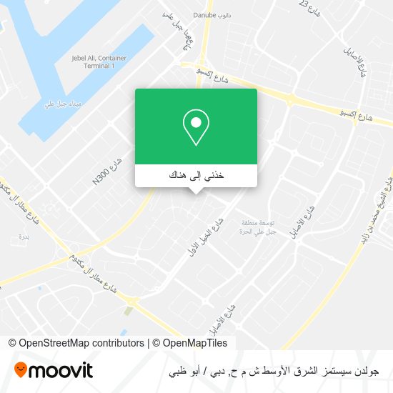 خريطة جولدن سيستمز الشرق الأوسط ش م ح