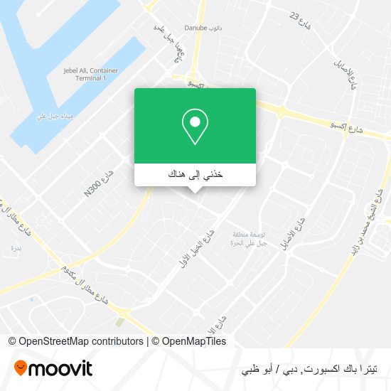 خريطة تيترا باك اكسبورت