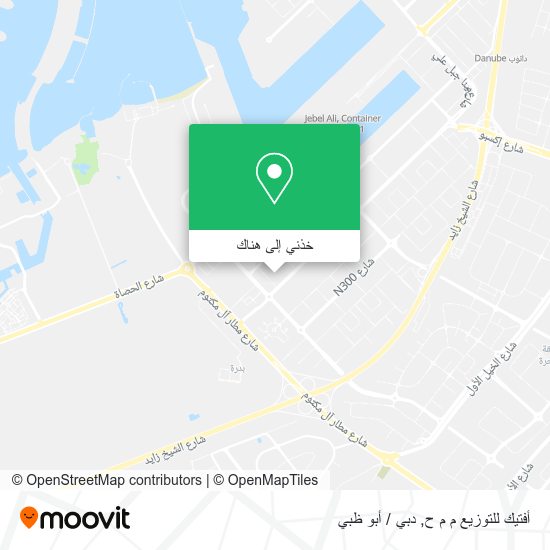 خريطة أفتيك للتوزيع م م ح