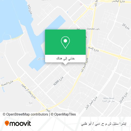 خريطة إيشرا ستيل ش م ح