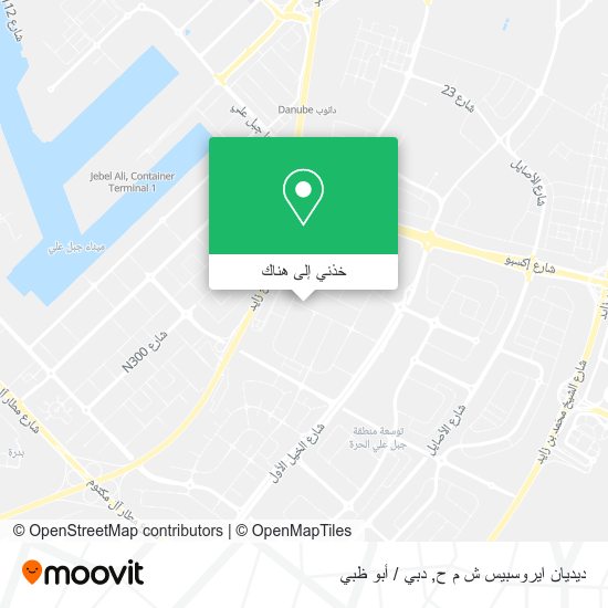 خريطة ديديان ايروسبيس ش م ح