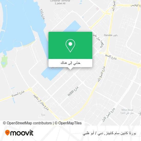 خريطة بورتا كابين سام كابينز