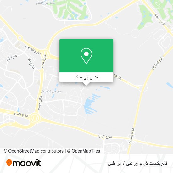 خريطة فابريكاست ش م ح