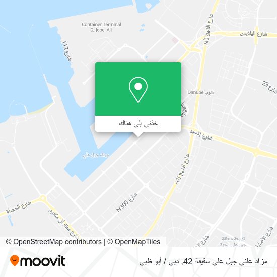 خريطة مزاد علني جبل علي سقيفة 42