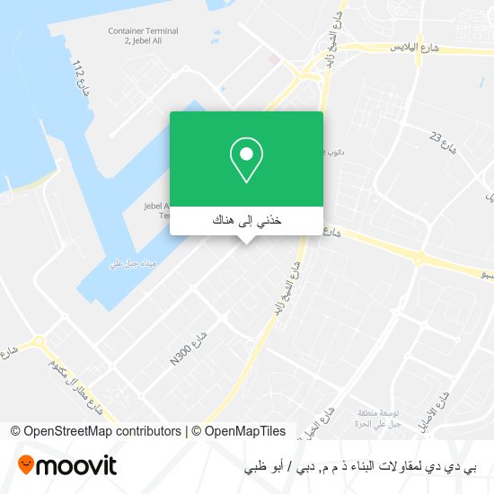 خريطة بي دي دي لمقاولات البناء ذ م م