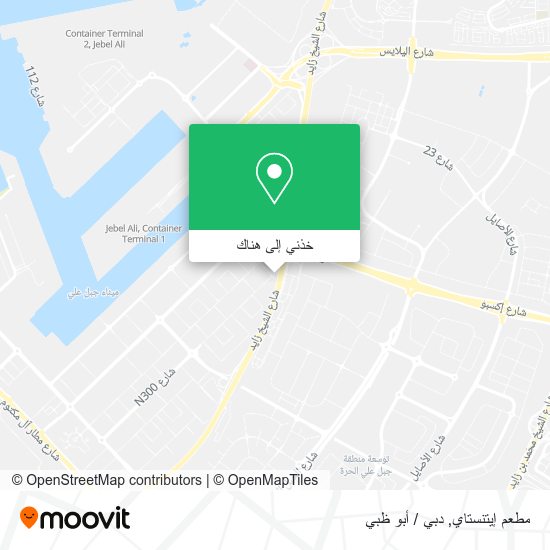 خريطة مطعم إيتنستاي