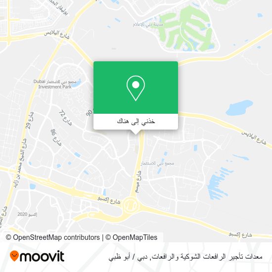 خريطة معدات تأجير الرافعات الشوكية والرافعات
