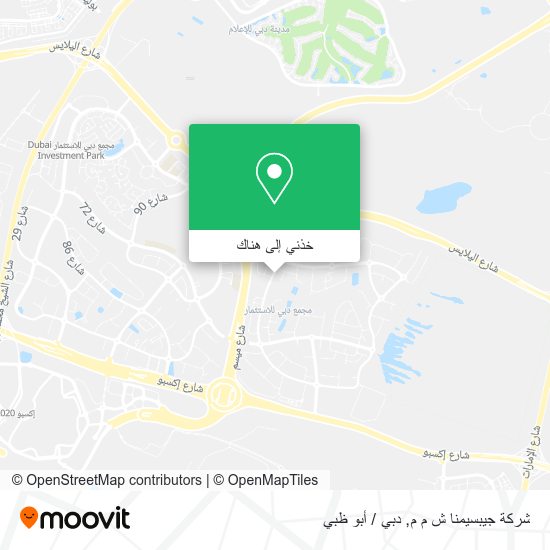 خريطة شركة جيبسيمنا ش م م