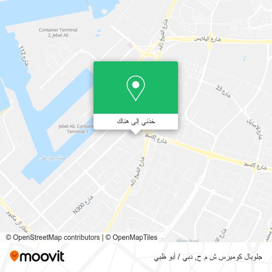 خريطة جلوبال كوميرس ش م ح