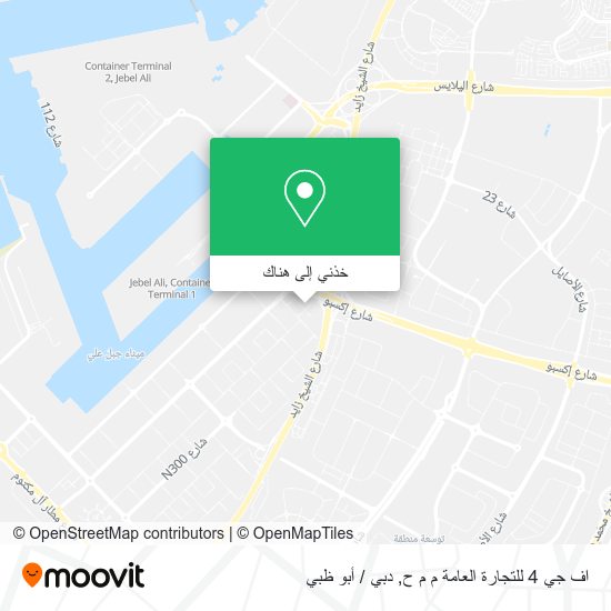 خريطة اف جي 4 للتجارة العامة م م ح