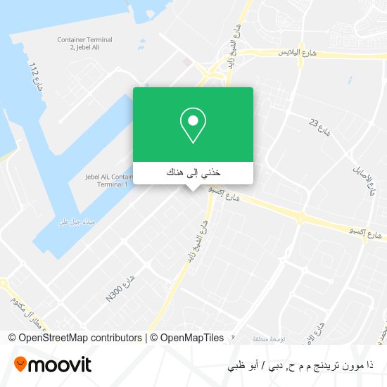 خريطة ذا موون تريدنج م م ح