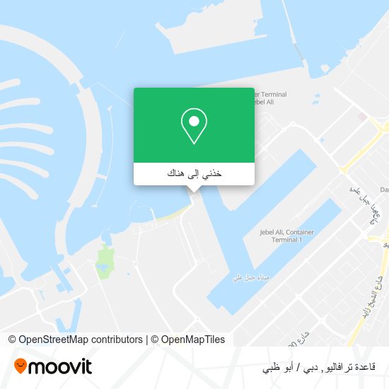 خريطة قاعدة ترافاليو